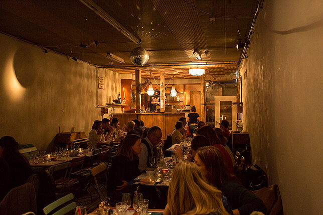 Anlass in der Kegelbahn